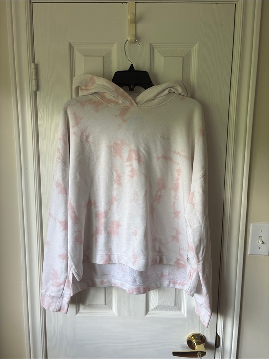 Roots Sweaters - Roots Tie-Dye Hoodie - Light Pink & White